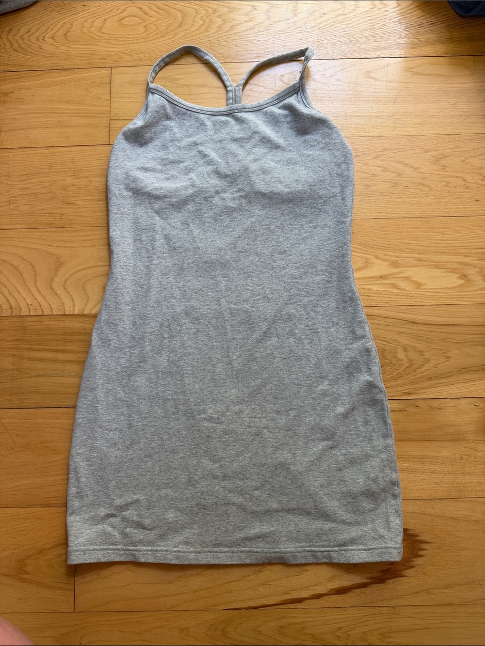 Aritzia TNA Grey Racerback Tank Dress